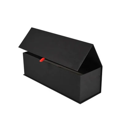 Популярный дизайн, складная упаковочная коробка в форме книги, косметическая упаковка, подарочная коробка, присоска, печать, добавление цветного магнита с логотипом