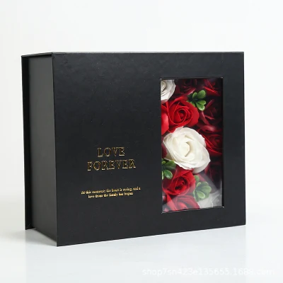 Оптовый производитель Роза Подарочная коробка Цветочная упаковка Шоколадная пена Цветочная коробка